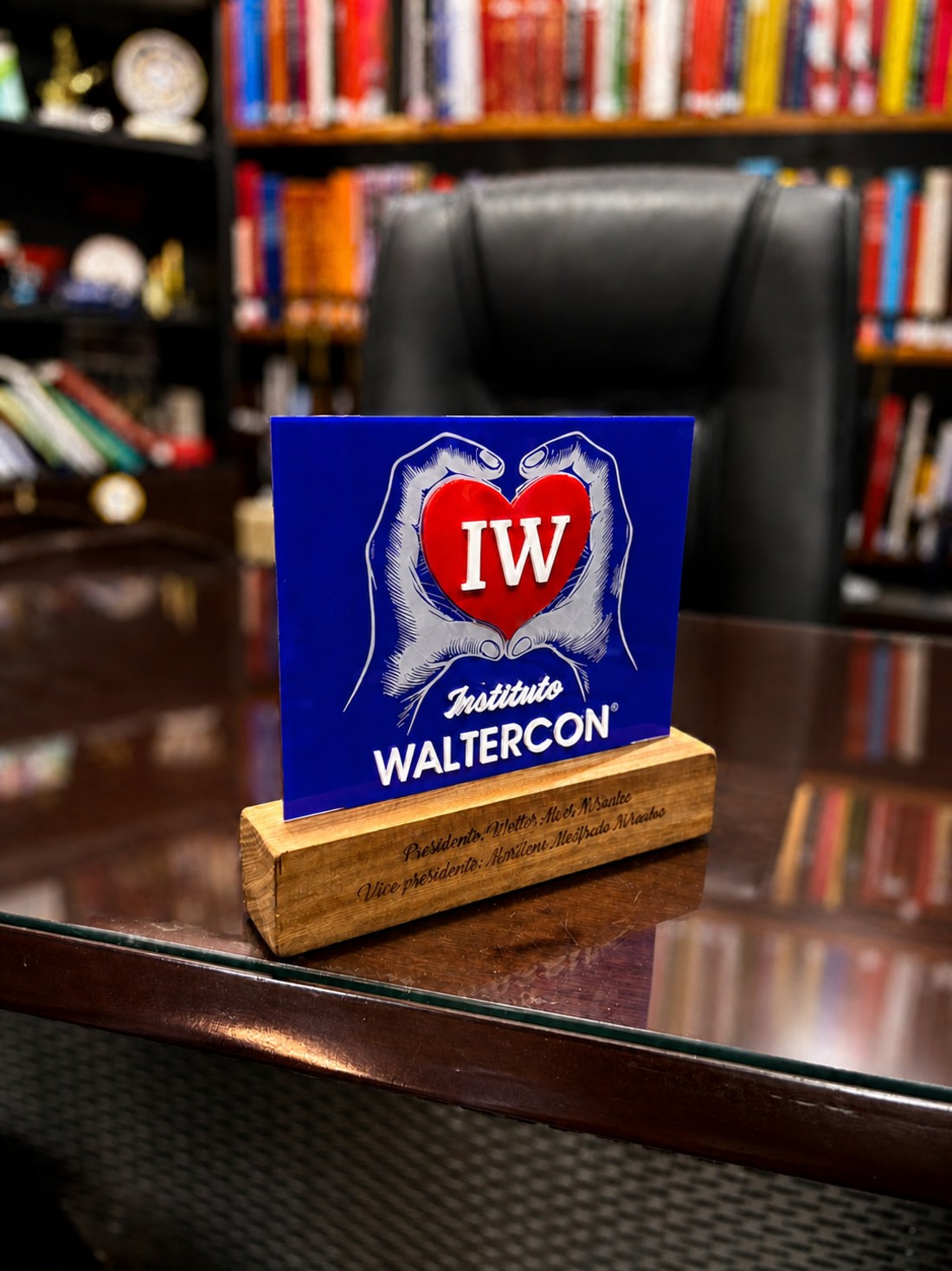 Placa comemorativa do Instituto Waltercon